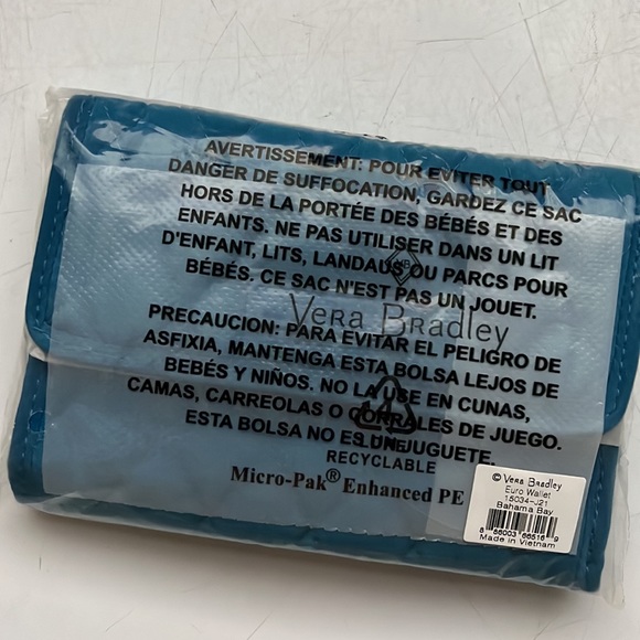 Vera Bradley Bahama Bay wallet-Ships within 24 hours - Picture 3 of 5